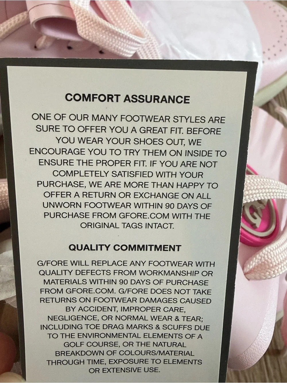 G/FORE Pink Fringe LDT release kiltie golf show